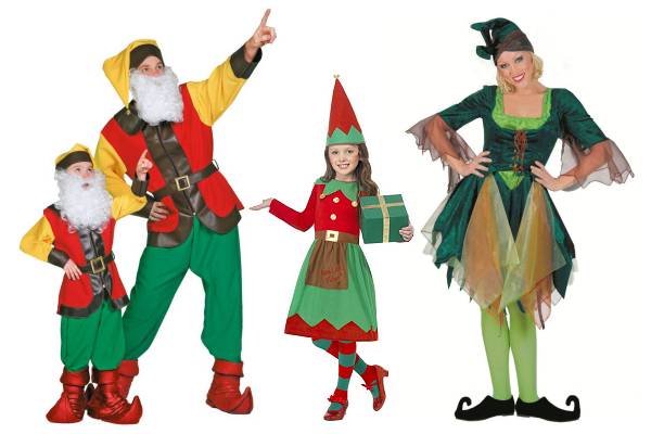 Santa's helper, Goblin, Elf costumes