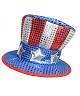 Chapeau Tricorne majorette M6Existe en :T57 BLEU,T57 ROUGE,T57 VERT