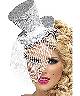 Chapeau Bibi cabaret argent