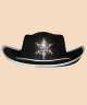 Chapeau Sheriff Noir 4-8A S013734