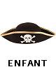 Chapeau Pirate Noir Enf Mod1 S015450