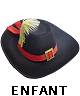 Chapeau Mousquetaire Enfant noir S017007