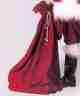 Sac � jouets GM velours grenat