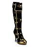 Chaussures Bottes noir et or S01275Existe en :37,5,38,5,40