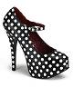 Chaussures Pin-up pois noir&blancExiste en :37,5,38,5,39,5,40,5,41.5