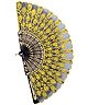 Eventail brod� jaune S017857