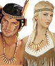 Collier indienExiste en :BLEU,ROUGE