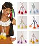 Collier indien navajoExiste en :ORANGE,VIOLET,BLEU,ROUGE,JAUNE OR,JAUNE PALE