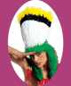 Coiffe Inca Vert S01