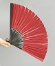 Eventail verni rouge S019461
