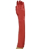 Gants rouges satin 42cm S019252