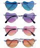 Lunettes coeur S013536Existe en :VIOLET,ROUGE,ORANGE,BLEU
