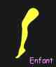 Collant Jaune Enfant S018084Existe en :6-8A,10-12A