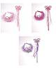 Set couronne et baguette de f�e S011385Existe en :ROSE,FUSHIA,MAUVE