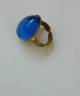 Bague pierre bleue S015065