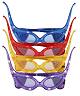 Lunettes Bat LED 2Existe en :BLEU,ROUGE,JAUNE,VIOLET