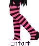 Collant enfant ray� fushiaExiste en :4-6A,8-12A
