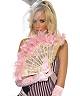 Eventail plumes rose