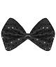 Noeud papillon noir paillet� M5