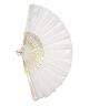 Eventail brod� blanc M4