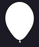 Ballon Blanc ( Lot de 25 )