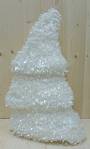 D�coration de No�l : Sapin blanc 40cm