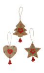 Sujet bois 6cm S015233Existe en :SAPIN,COEUR,ETOILE