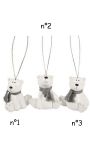 Ours faience 6cm S01Existe en :MOD 1,MOD 2,MOD 3