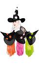 Chapeau sorci�re spotExiste en :BLANC,VERT,ROSE,ORANGE