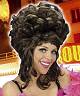 Perruque Cancan brune M1
