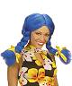Perruque Dolly 2 bleue S01