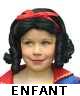 Perruque Blanche Neige Enfant S01