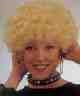 Perruque Boucl�e blonde S01354