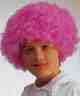 Perruque Boucl�e rose fluo S017621