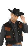 Costume Cow-Boy Gilet Boy H3Existe en :M 50,L 54,XL 56