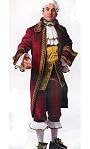 Costume Marquis H26Existe en :L-XL(Une seule taille)