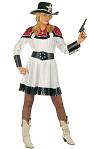 Costume Cow Girl S-M S01Existe en :ROSE/NOIR,ARGENT/NOIR,OR/NOIR,ROUGE/BLANC