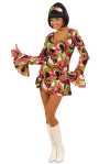 Costume Disco Mini 70s verte S012974Existe en :L