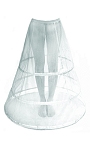 Costume Jupon crinoline 3 cerceauxExiste en :TU(Une seule taille)