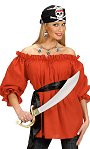 Costume Blouse F1 rouge S01Existe en :S-M,L-XL