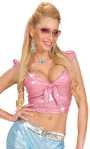 Costume Top F1 rose S017331Existe en :S-M(Une seule taille)
