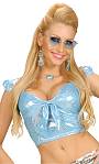 Costume Top F1 bleu S015250Existe en :S-M(Une seule taille)