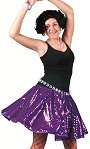 Costume Jupe disco Adulte violette S011330Existe en :TU 38-46(Une seule taille)