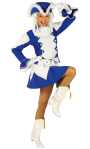 Costume Majorette Bleue Adulte F3 S01Existe en :S,M,L