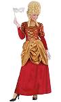 Costume Marquise velours bordeaux S01Existe en :S,M,L,XL
