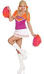 Costume Pom-pom Girl  Adulte rose F1 S01Existe en :S,M,L