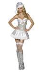 Costume M�re No�l fever blanc S018743Existe en :36-38,40