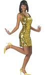 Costume Robe paillet�e or S018484Existe en :34,36,38,40,42
