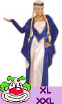 Costume Renaissance Aude bleue XL-XXLExiste en :XL,XXL