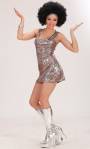 Costume Robe Disco F9Existe en :S,M